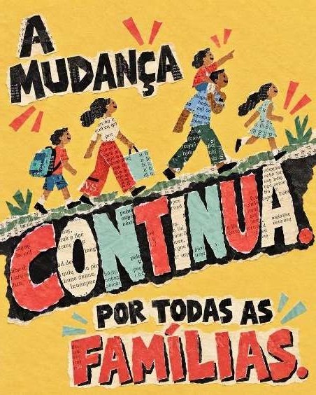 Pieza A mudança continua, por todas as famílias